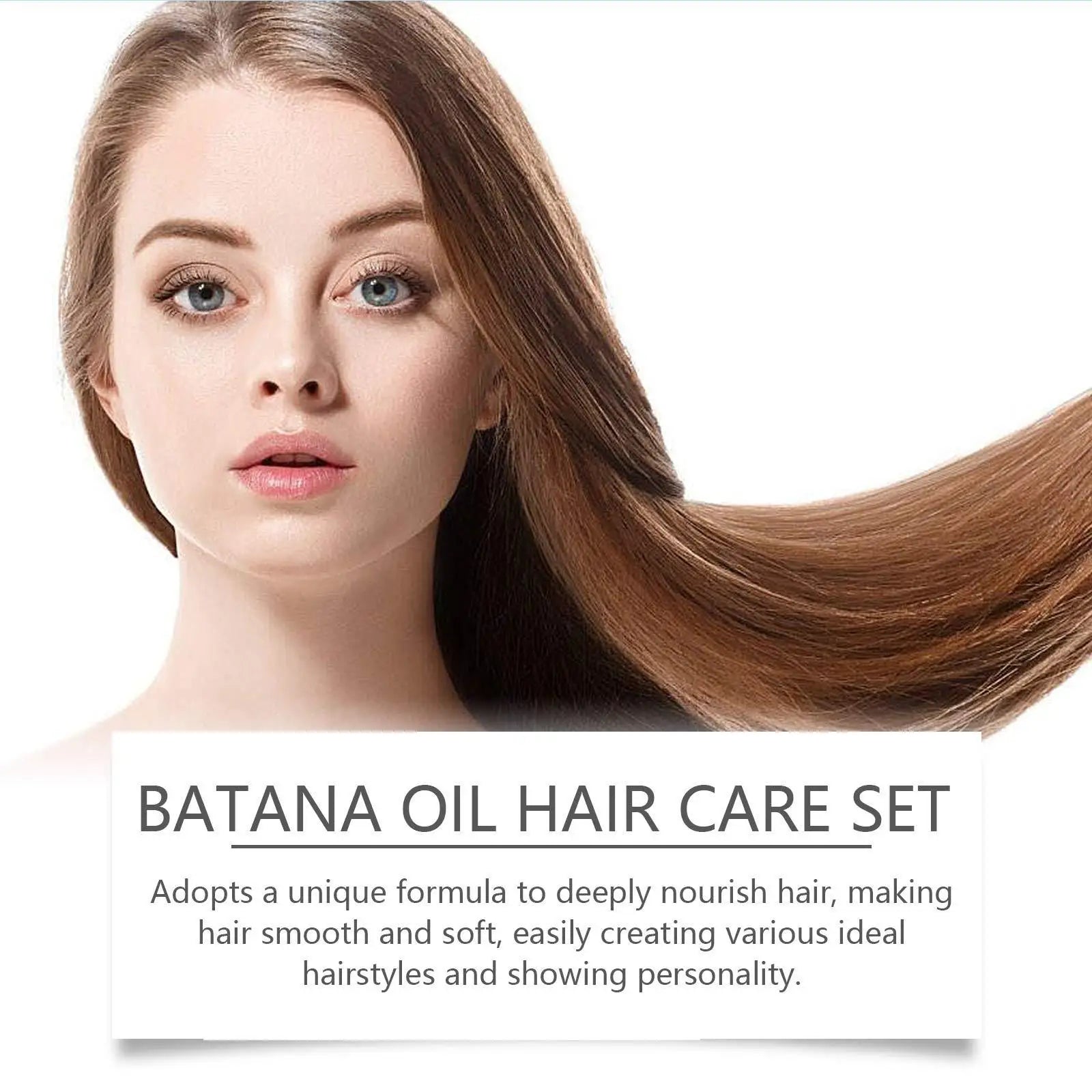 Keratin Treatment for Hair Moisturizing Collagen Hair Treatment Deep Repair Conditioning Batana Oil anti Breakage Hair Care Kit