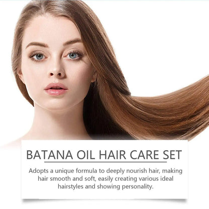 Keratin Treatment for Hair Moisturizing Collagen Hair Treatment Deep Repair Conditioning Batana Oil anti Breakage Hair Care Kit