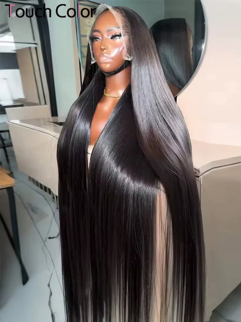 30 40 Inch 13X6 Bone Straight HD Lace Front Wigs Vietnamese Human Hair Wigs 13X4 HD Lace Frontal Wig for Women Glueless Wigs