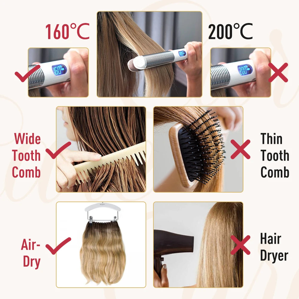 Nano Bead Hair Extensions Human Hair Nano Hair Extensions Natural Hair Extensions