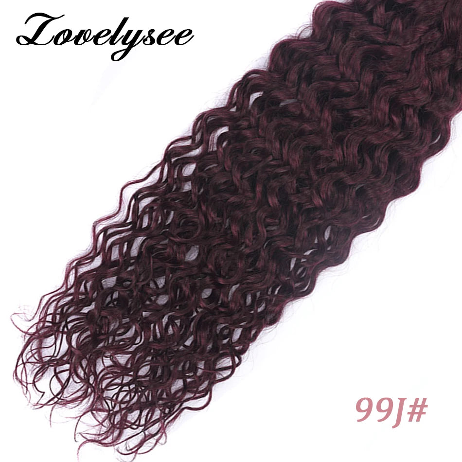 Nano Rings Hair Extensions Natural Blonde Water Wave Human Hair