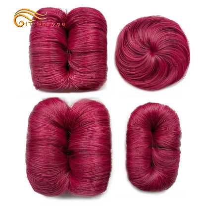 Curly Hair Bundles Brazilian Hair Weave Bundles With Circular Closure Short Human Hair Extensions