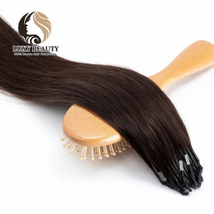Micro Bead Human Hair Extensions Silicone Nano Ring Hair Extension