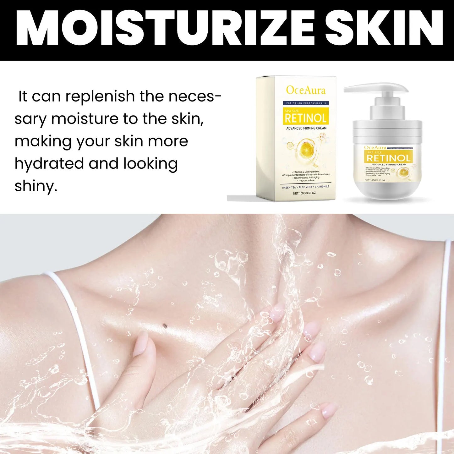 Facial Moisturizer Cream  Wrinkles Remover Lifting Anti Aging Fresh Fragrance Body Lotion