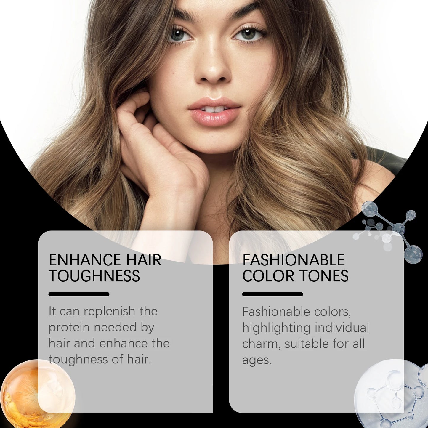 Hair Care Shampoo Bright Long-Lasting Color Gentle Hair Nourishing and Smooth
