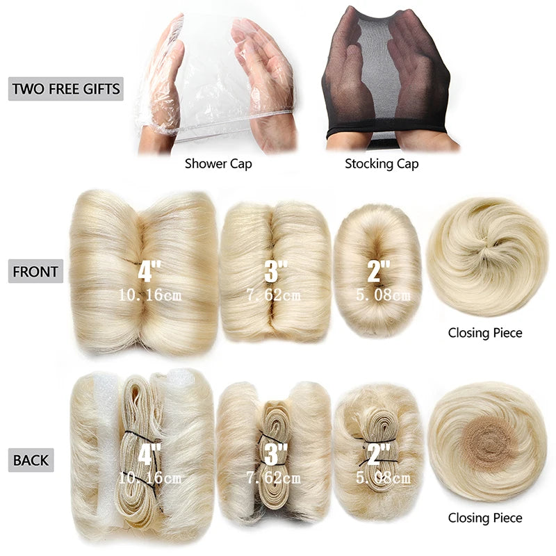 Curly Hair Bundles Brazilian Hair Weave Bundles With Circular Closure Short Human Hair Extensions