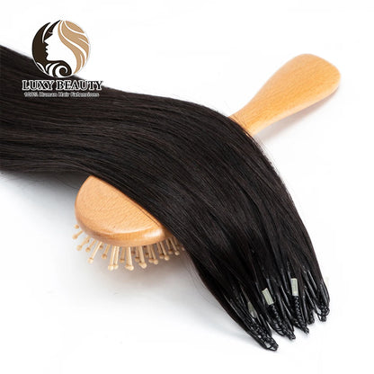 Micro Bead Human Hair Extensions Silicone Nano Ring Hair Extension