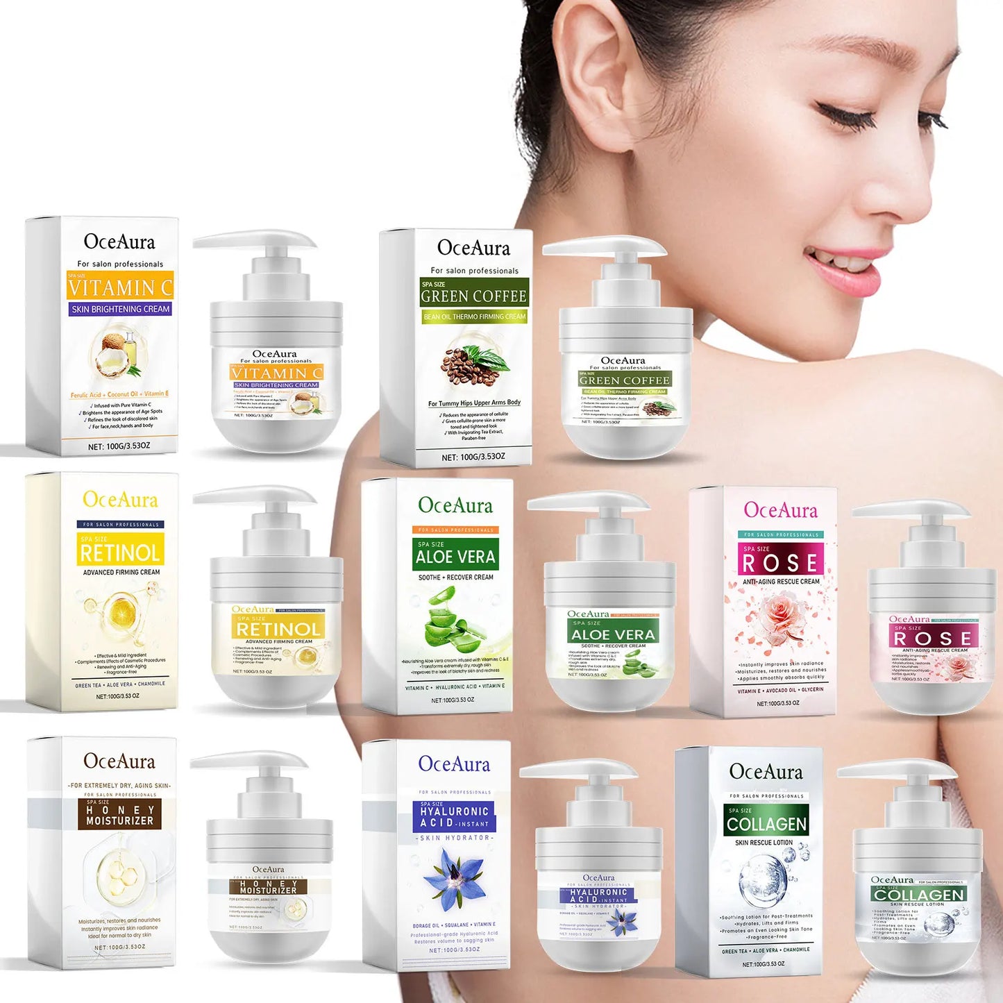 Facial Moisturizer Cream  Wrinkles Remover Lifting Anti Aging Fresh Fragrance Body Lotion