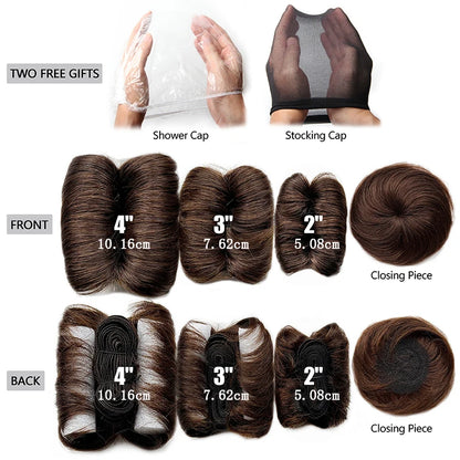 Curly Hair Bundles Brazilian Hair Weave Bundles With Circular Closure Short Human Hair Extensions