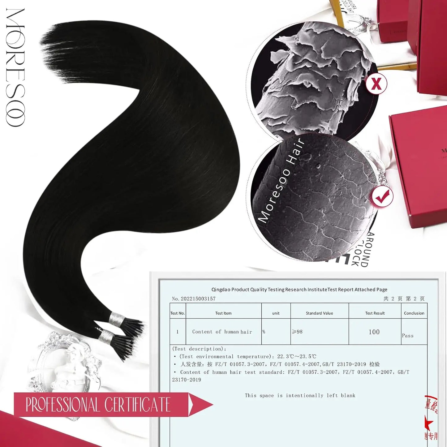 Nano Bead Hair Extensions Human Hair Nano Hair Extensions Natural Hair Extensions