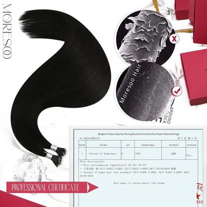 Nano Bead Hair Extensions Human Hair Nano Hair Extensions Natural Hair Extensions