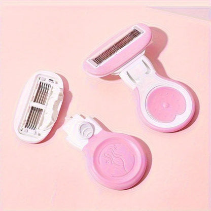 Women'S Portable Shaver, 5-Layer Personal Care razor, Moisturizing Razor