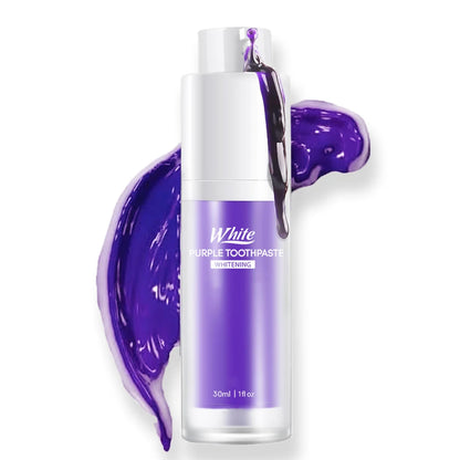 Purple Whitening Toothpaste Care Cleaning Toothpaste Without Fluor Dental