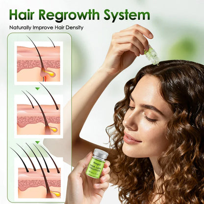 Hair Essential Care Serum Strengthen Roots Reducing Loss Nourish Scalp