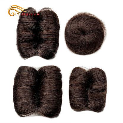 Curly Hair Bundles Brazilian Hair Weave Bundles With Circular Closure Short Human Hair Extensions
