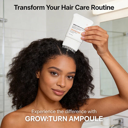 Hair Serum With Built-In Brush,Hair Nourishing Essence,Improve Scalp Environment,Scalp Massager,