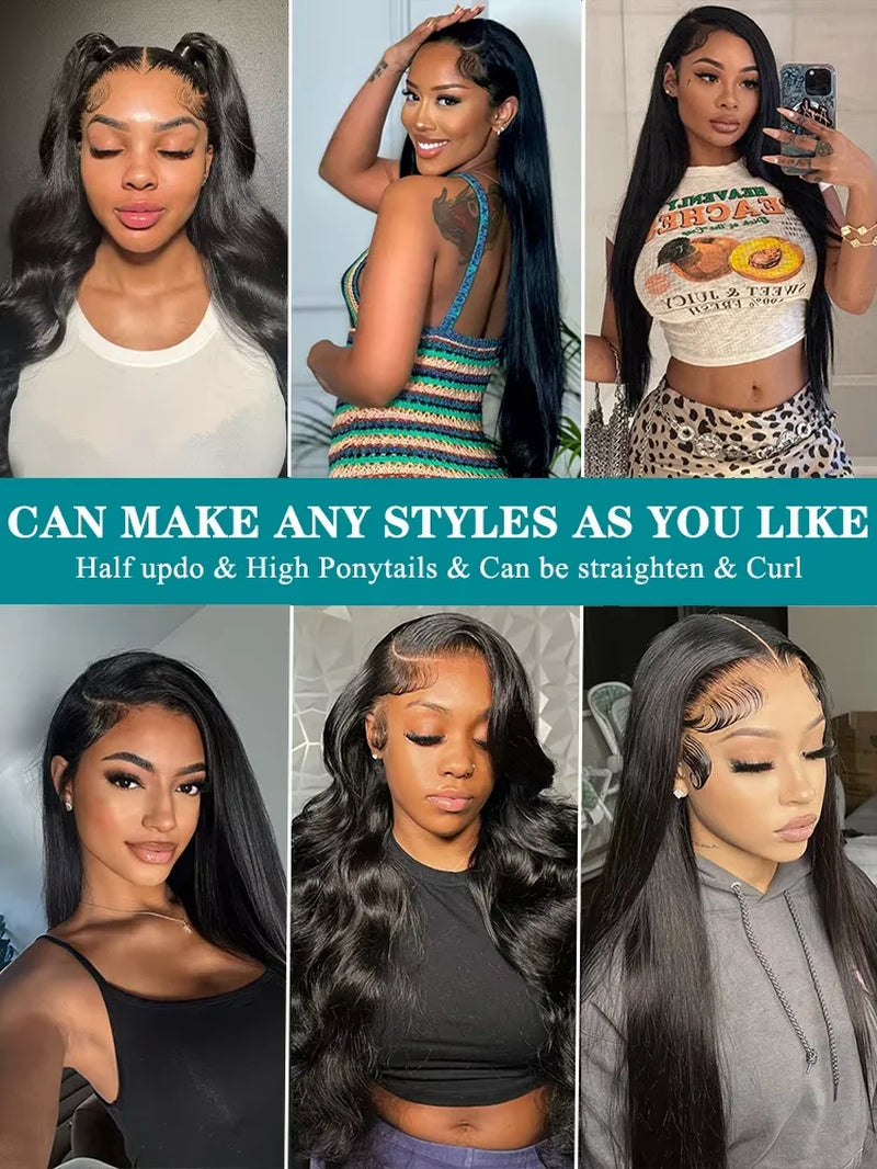 30 40 Inch 13X6 Bone Straight HD Lace Front Wigs Vietnamese Human Hair Wigs 13X4 HD Lace Frontal Wig for Women Glueless Wigs