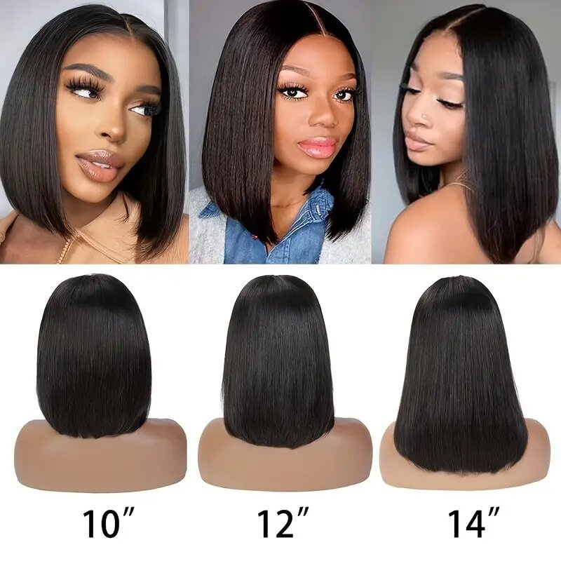 VelvetStrand Co. HD Bob Lace Wig | Perruque Bob HD de luxe
